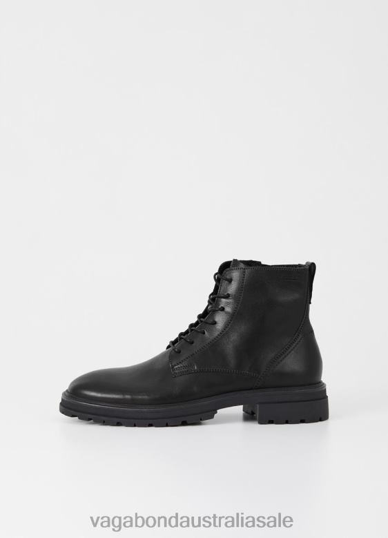 Vagabond 8642P300 Black leather Men JOHNNY 2.0 BOOTS Footwear