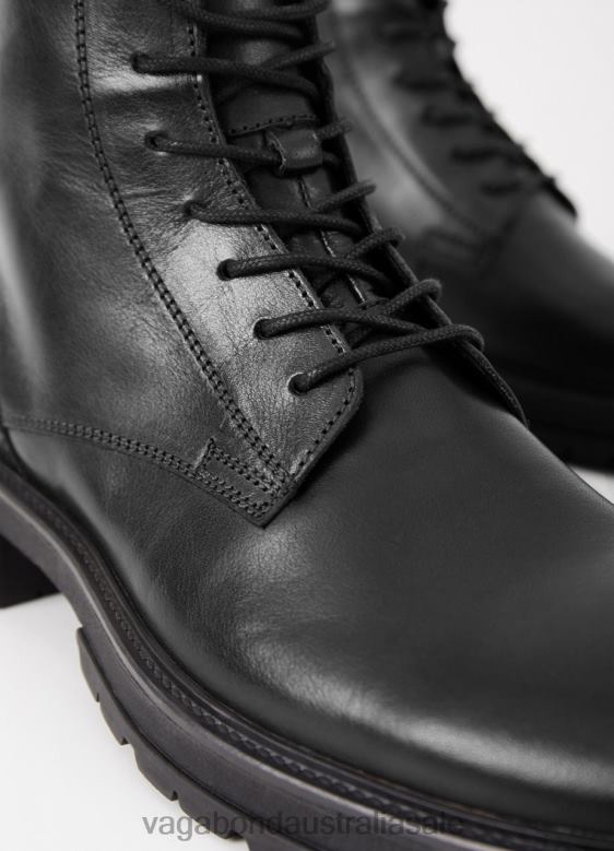 Vagabond 8642P300 Black leather Men JOHNNY 2.0 BOOTS Footwear
