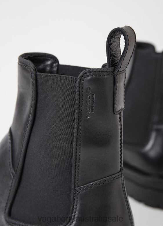 Vagabond 8642P302 Black leather Men JOHNNY 2.0 BOOTS Footwear