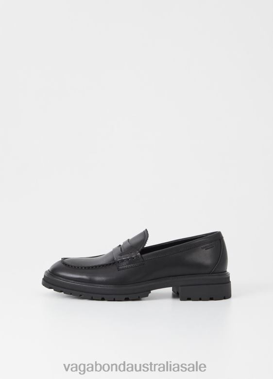 Vagabond 8642P274 Black leather Men JOHNNY 2.0 LOAFER Footwear