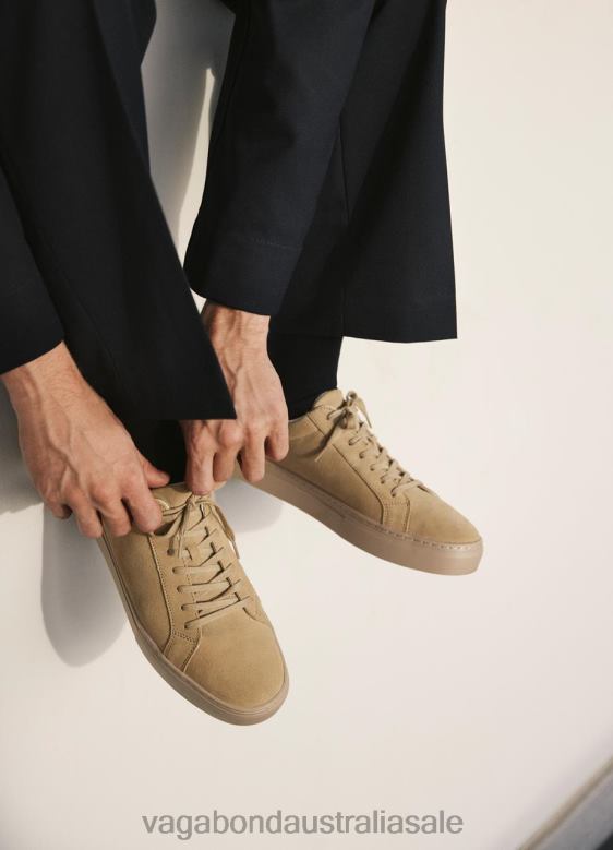 Vagabond 8642P266 Beige suede Men PAUL 2.0 SNEAKERS Footwear