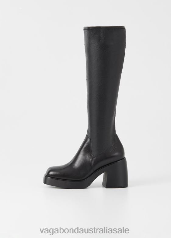 Vagabond 8642P207 Black leather/comb Women BROOKE TALL BOOTS Footwear