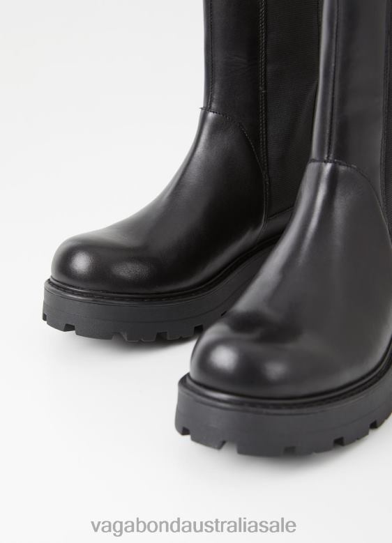 Vagabond 8642P233 Black leather Women COSMO 2.0 BOOTS Footwear