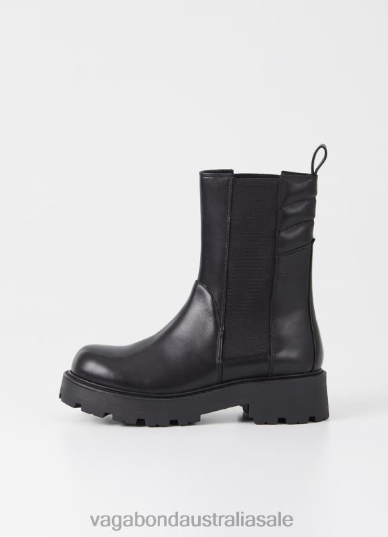 Vagabond 8642P233 Black leather Women COSMO 2.0 BOOTS Footwear