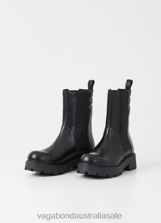 Vagabond 8642P233 Black leather Women COSMO 2.0 BOOTS Footwear