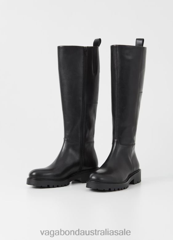 Vagabond 8642P240 Black leather Women KENOVA BOOTS Footwear