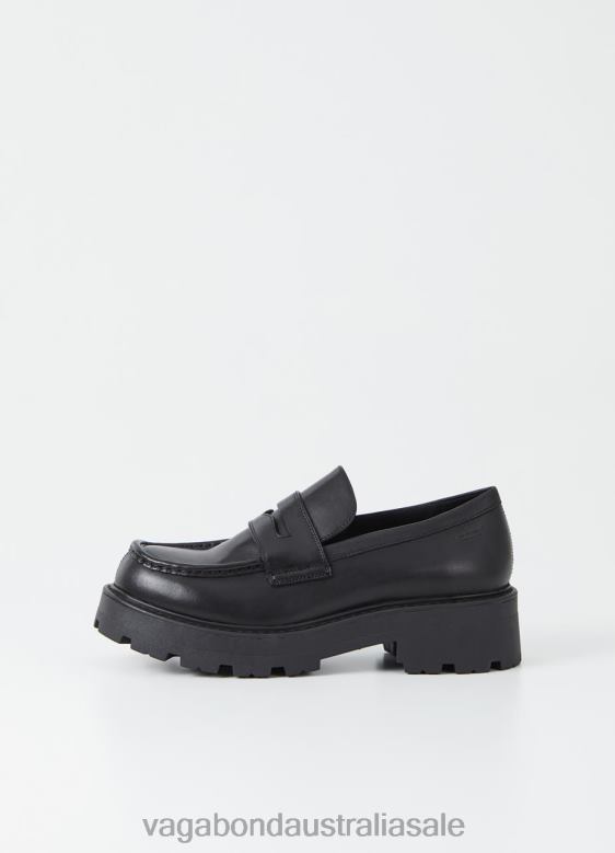 Vagabond 8642P131 Black leather Women COSMO 2.0 LOAFER Footwear