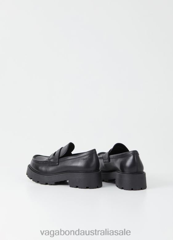 Vagabond 8642P131 Black leather Women COSMO 2.0 LOAFER Footwear