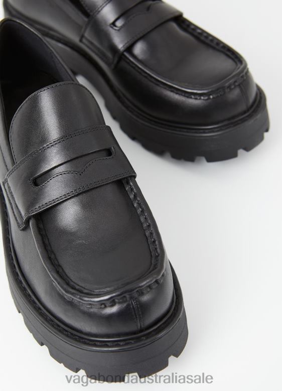 Vagabond 8642P131 Black leather Women COSMO 2.0 LOAFER Footwear