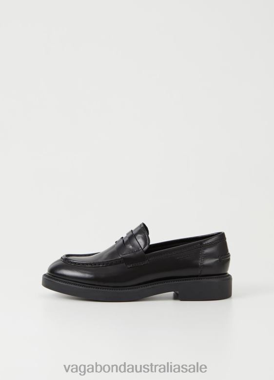 Vagabond 8642P132 Black polished leather Women ALEX W LOAFER Footwear