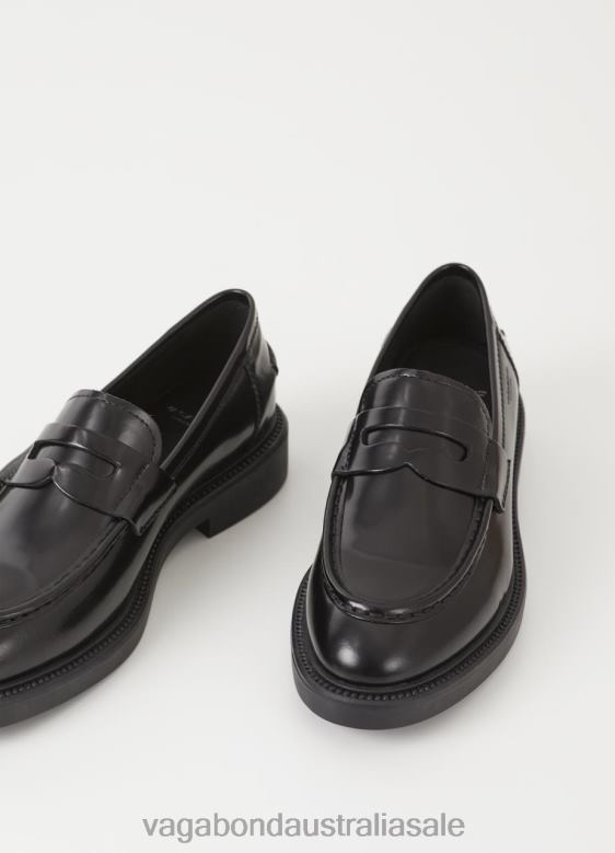Vagabond 8642P132 Black polished leather Women ALEX W LOAFER Footwear