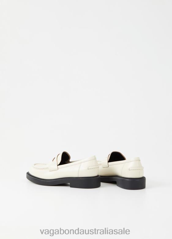 Vagabond 8642P138 Off White polished leather Women ALEX W LOAFER Footwear