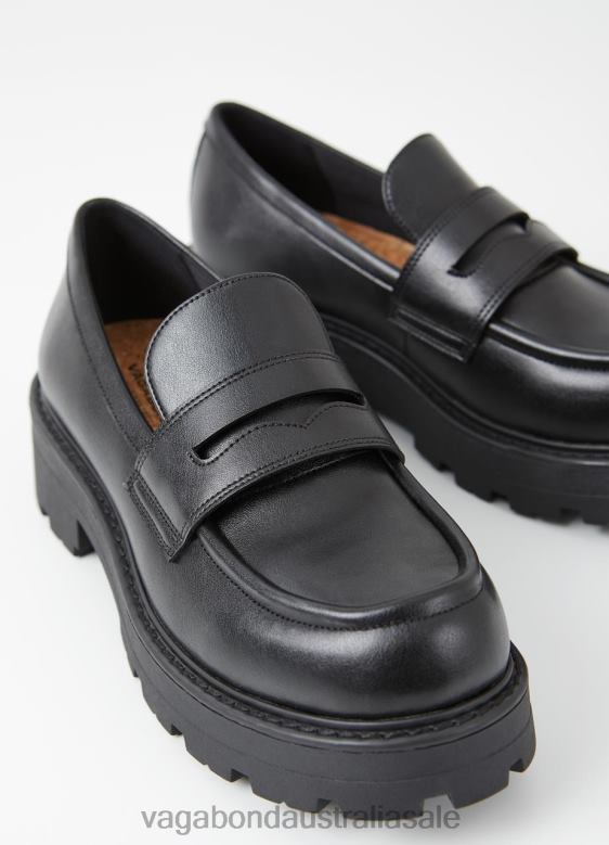 Vagabond 8642P151 Black leather imitation Women COSMO 2.0 LOAFER Footwear