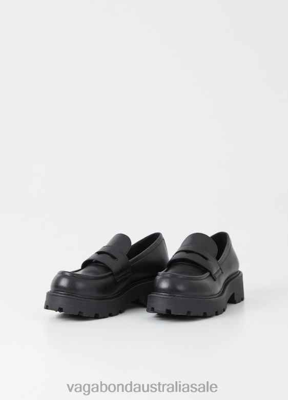 Vagabond 8642P151 Black leather imitation Women COSMO 2.0 LOAFER Footwear