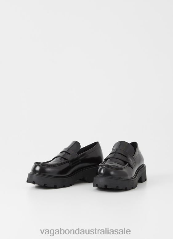 Vagabond 8642P157 Black polished leather Women COSMO 2.0 LOAFER Footwear