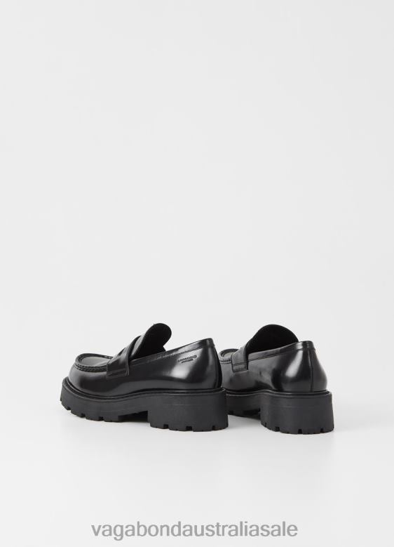 Vagabond 8642P157 Black polished leather Women COSMO 2.0 LOAFER Footwear