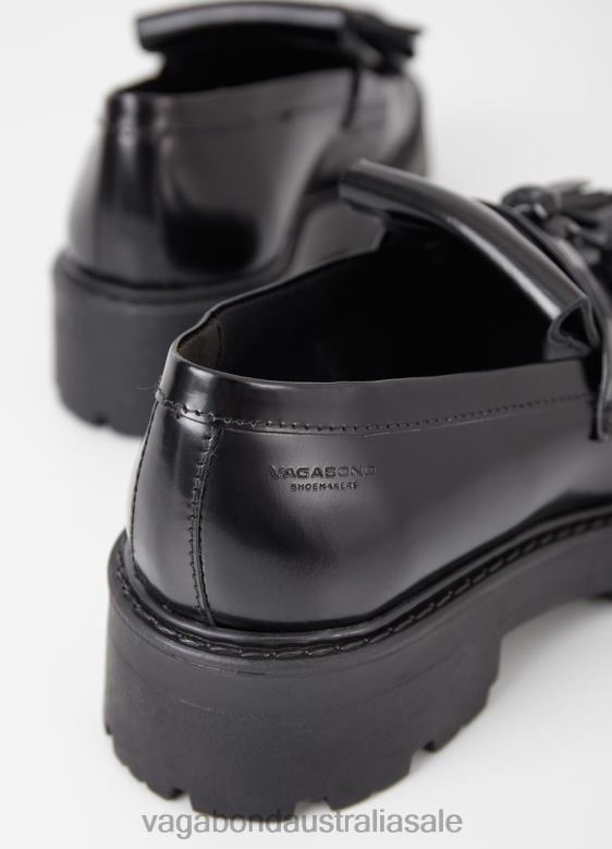 Vagabond 8642P158 Black polished leather Women COSMO 2.0 LOAFER Footwear