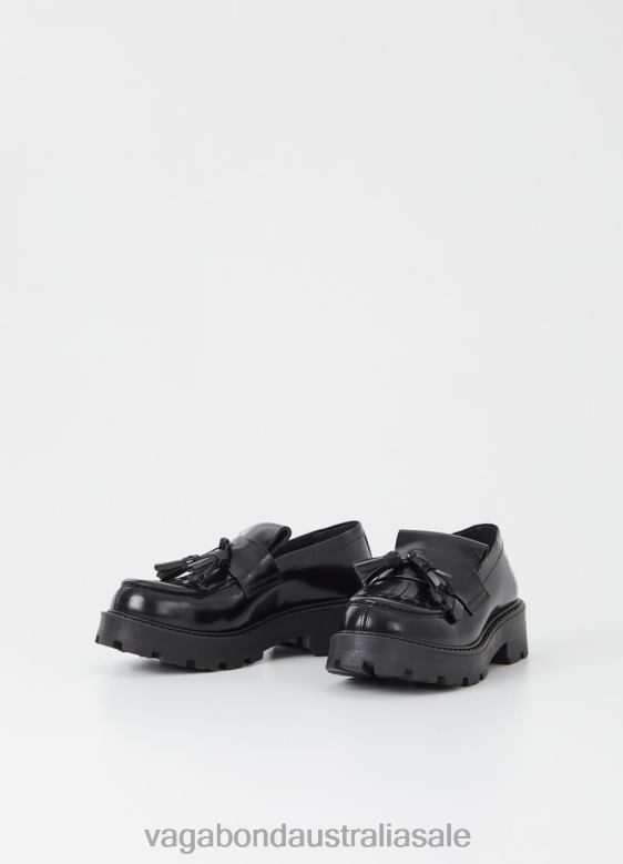 Vagabond 8642P158 Black polished leather Women COSMO 2.0 LOAFER Footwear