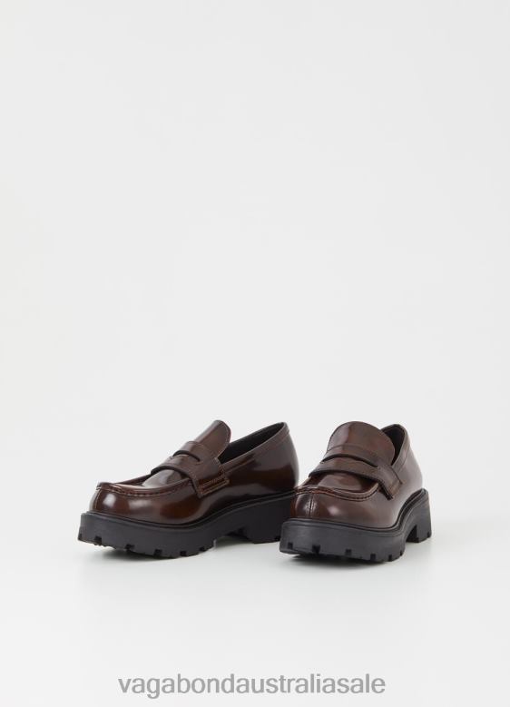 Vagabond 8642P163 Brown polished leather Women COSMO 2.0 LOAFER Footwear