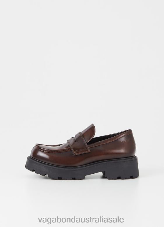 Vagabond 8642P163 Brown polished leather Women COSMO 2.0 LOAFER Footwear