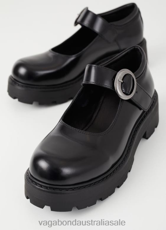 Vagabond 8642P103 Black polished leather Women COSMO 2.0 SHOES Footwear