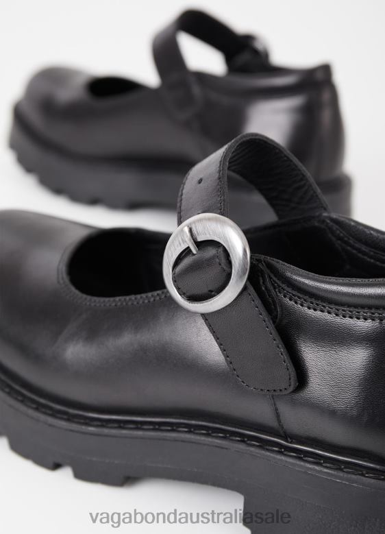 Vagabond 8642P92 Black leather Women COSMO 2.0 SHOES Footwear