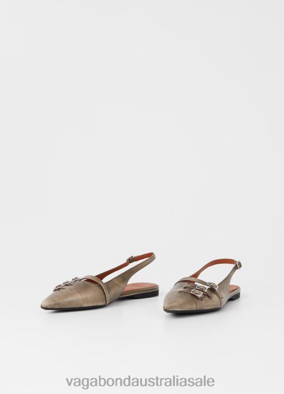Vagabond 8642P191 Grey brush off leather Women HERMINE SHOES Footwear