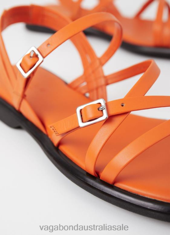 Vagabond 8642P27 Orange leather Women IZZY SANDALS Footwear