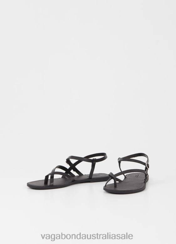 Vagabond 8642P33 Black leather Women TIA 2.0 SANDALS Footwear