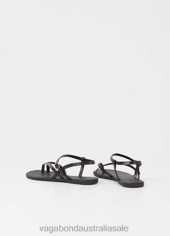 Vagabond 8642P33 Black leather Women TIA 2.0 SANDALS Footwear