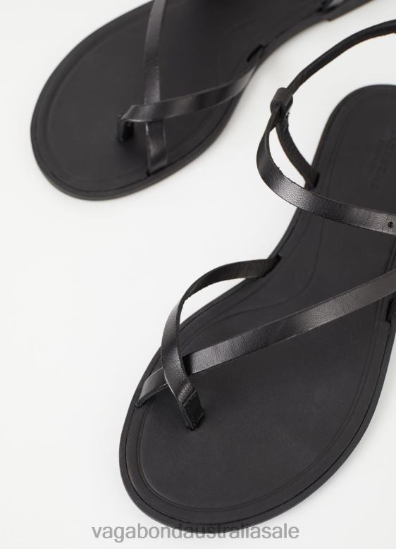 Vagabond 8642P33 Black leather Women TIA 2.0 SANDALS Footwear