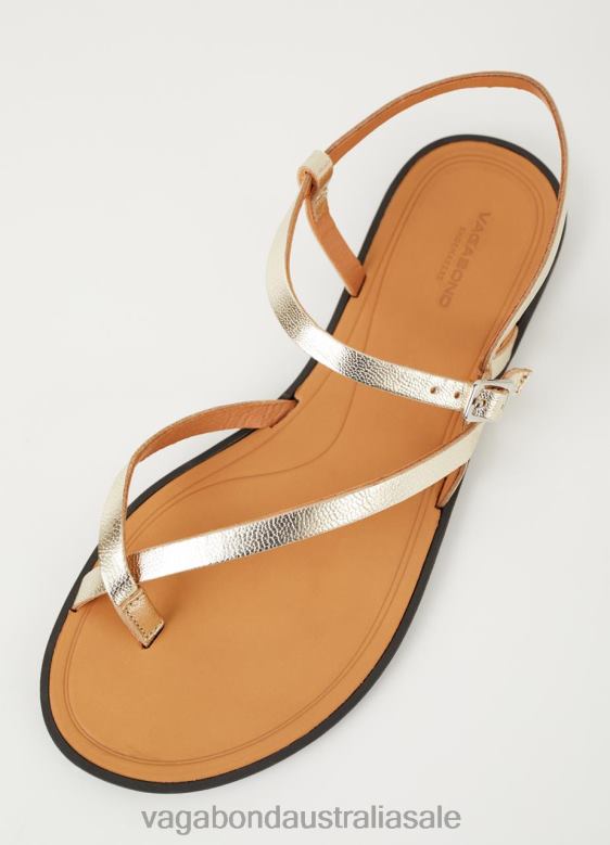 Vagabond 8642P34 Gold metallic leather Women TIA 2.0 SANDALS Footwear