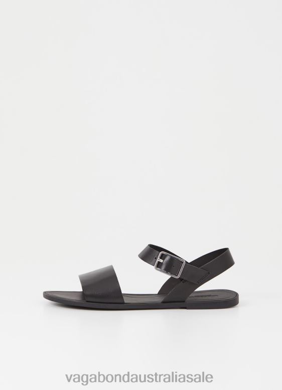 Vagabond 8642P35 Black leather Women TIA 2.0 SANDALS Footwear