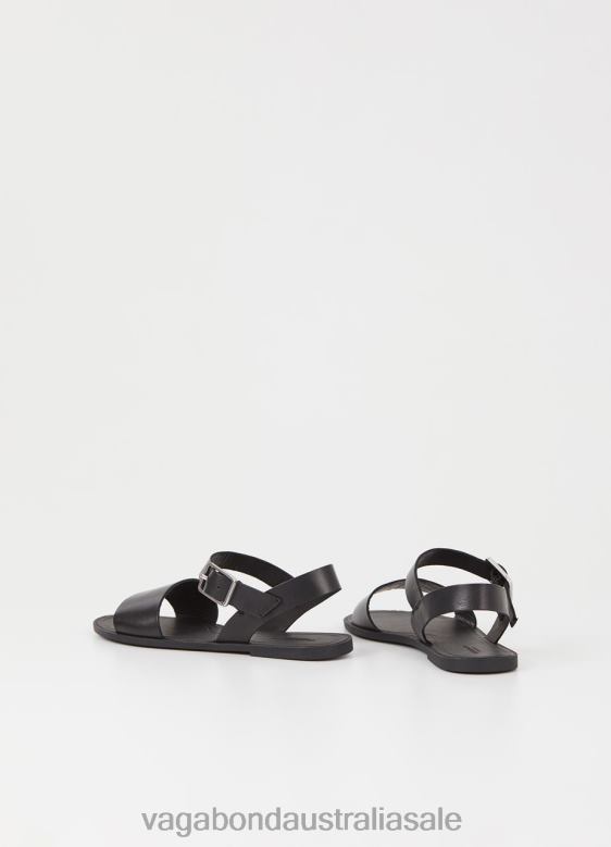 Vagabond 8642P35 Black leather Women TIA 2.0 SANDALS Footwear