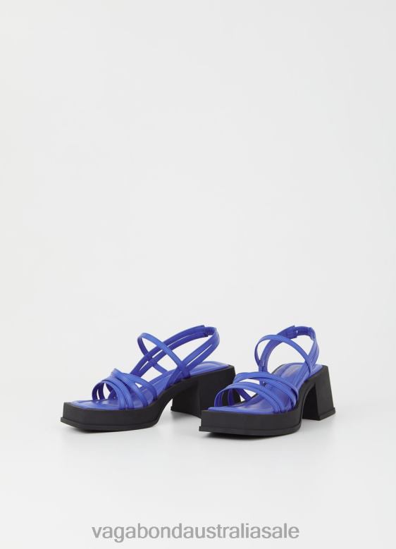 Blue leather