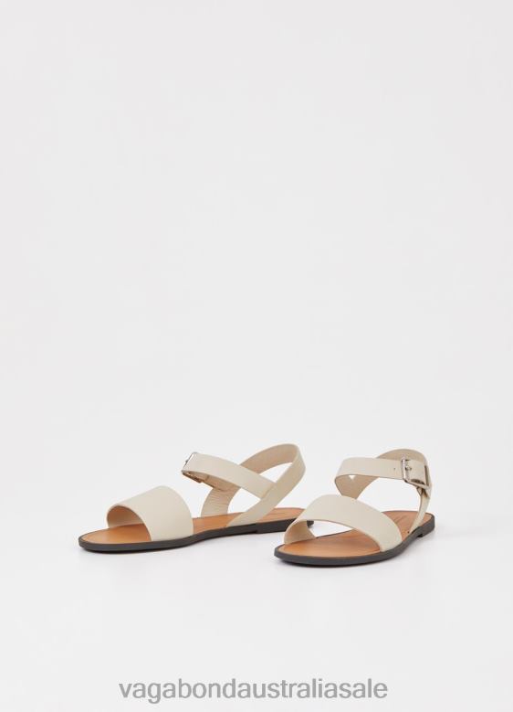 Vagabond 8642P58 Off White leather Women TIA 2.0 SANDALS Footwear