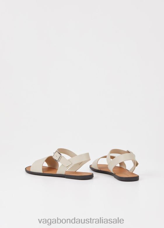 Vagabond 8642P58 Off White leather Women TIA 2.0 SANDALS Footwear