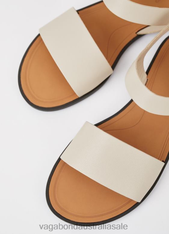 Vagabond 8642P58 Off White leather Women TIA 2.0 SANDALS Footwear