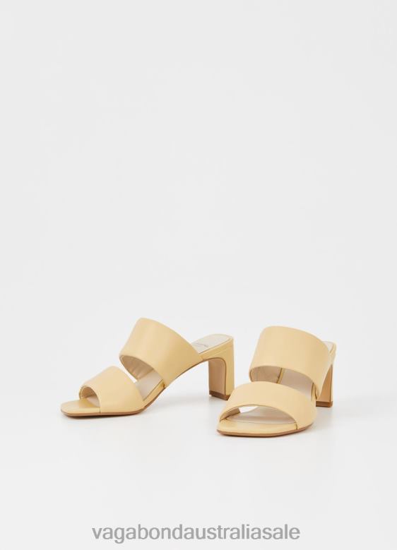 Vagabond 8642P62 Light Yellow leather Women LUISA SANDALS Footwear