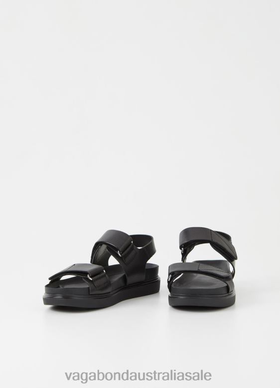 Vagabond 8642P70 Black leather Women ERIN SANDALS Footwear