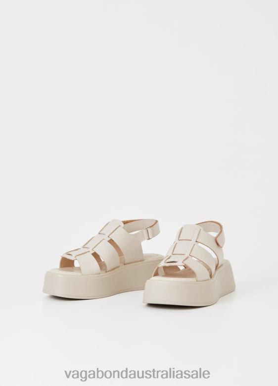Vagabond 8642P71 Off White leather Women COURTNEY SANDALS Footwear