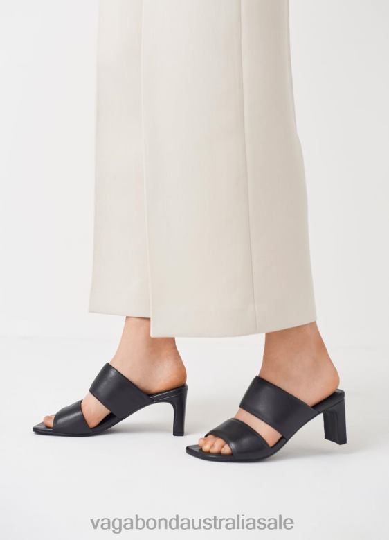 Vagabond 8642P75 Black leather Women LUISA SANDALS Footwear