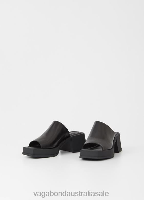 Vagabond 8642P76 Black leather Women HENNIE SANDALS Footwear