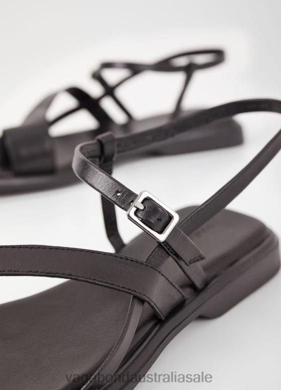 Vagabond 8642P91 Black leather Women IZZY SANDALS Footwear