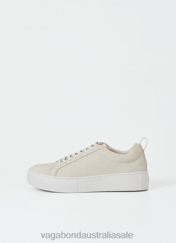 Vagabond 8642P181 Off White nubuck Women ZOE PLATFORM SNEAKERS Footwear